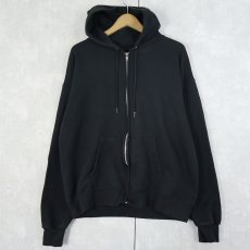 画像1: Hanes スウェットジップパーカー M (1)
