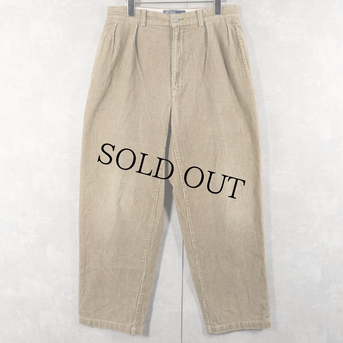 画像1: POLO Ralph Lauren "ANDREW PANT" 太畝 コーデュロイパンツ W31 (1)