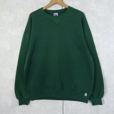 画像1: 90's RUSSELL ATHLETIC USA製 前V 無地スウェット XL (1)
