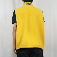 画像3: 90's Eddie Bauer EBTEK "POLARTEC" ロゴ刺繍 フリースベスト L (3)