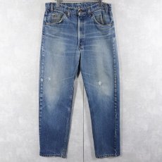 画像2: 80's Levi's 20505-0217 USA製 オレンジタブ デニムパンツ W32 (2)