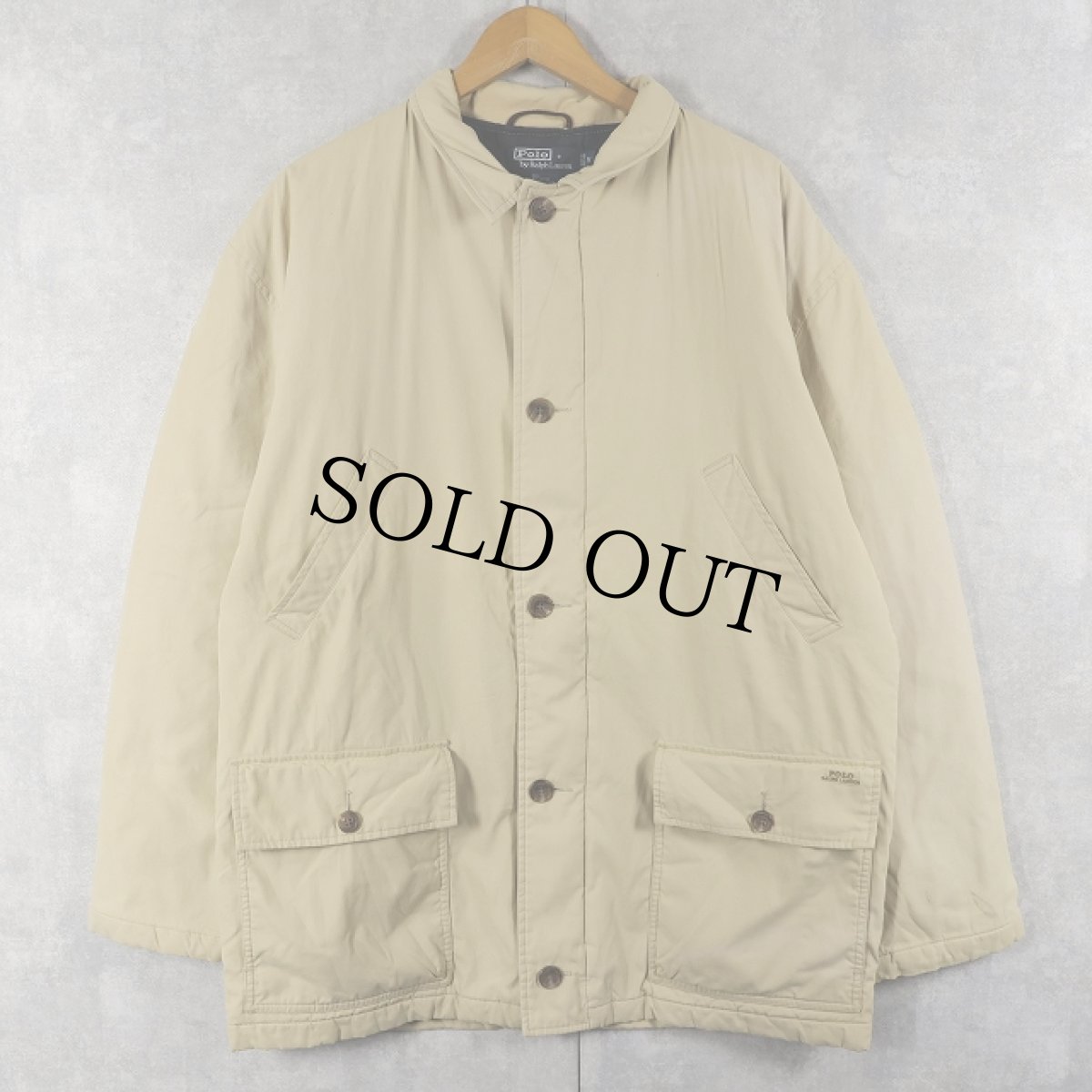 画像2: POLO Ralph Lauren パデットジャケット M (2)