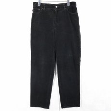 画像3: LAUREN JEANS CO. RALPH LAUREN ベルベットトラウザーズ BLACK W32 (3)