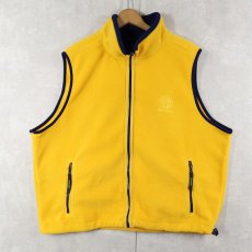 画像1: 90's Eddie Bauer EBTEK "POLARTEC" ロゴ刺繍 フリースベスト L (1)