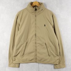 画像1: POLO Ralph Lauren フリースライナー ポリエステル シェルジャケット L (1)