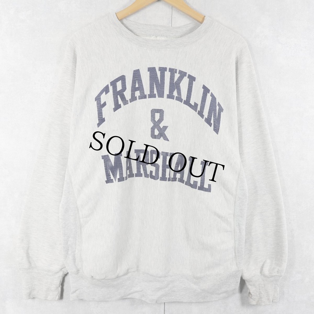 画像1: Champion REVERSE WEAVE "FRANKLIN & MARSHALL" プリントスウェット  (1)