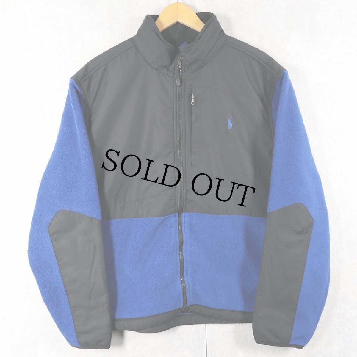画像1: POLO Ralph Lauren "DENALI TYPE" フリースジップジャケット XL (1)