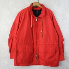 画像1: 80's MIGHTY-MAC チェック柄ライナー ポリコットンジャケット SIZE42 (1)