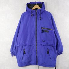 画像1: 90's Eddie Bauer EBTEK "Thinsulate" ロゴパッチ付き 中綿入り ナイロンマウンテンパーカー M (1)