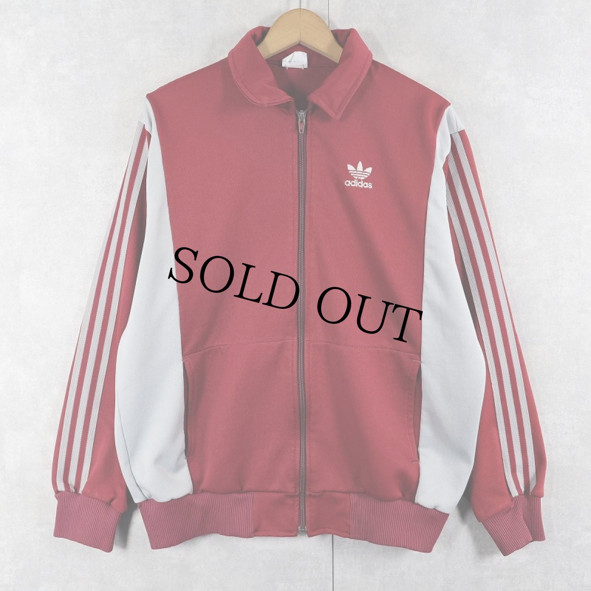 画像1: 70〜80's adidas ロゴ刺繍 トラックジャケット L (1)