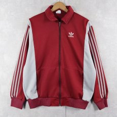 画像1: 70〜80's adidas ロゴ刺繍 トラックジャケット L (1)