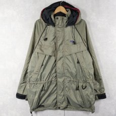 画像1: 90's Eddie Bauer EBTEK "GORE-TEX" ロゴ刺繍 裏フリース マウンテンパーカー M (1)