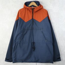 画像1: 70's frostline コットン ウエスタンアノラックパーカー NAVY (1)