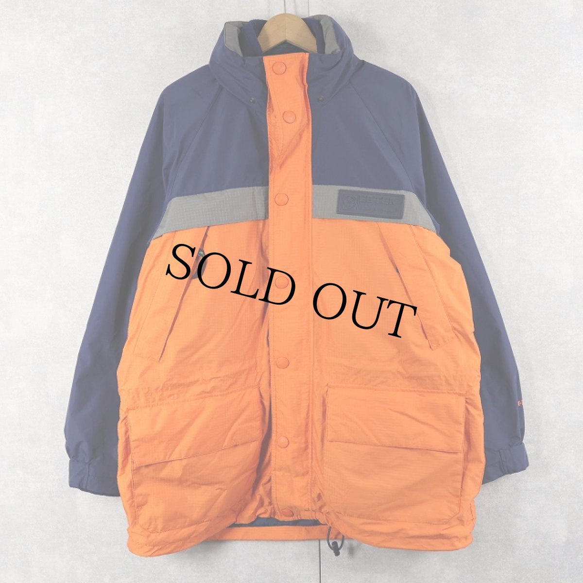 画像1: 90's Eddie Bauer EBTEK "GORE-TEX" ロゴパッチ付き フリースライナー マウンテンパーカー M (1)