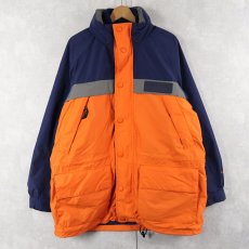 画像1: 90's Eddie Bauer EBTEK "GORE-TEX" ロゴパッチ付き フリースライナー マウンテンパーカー M (1)