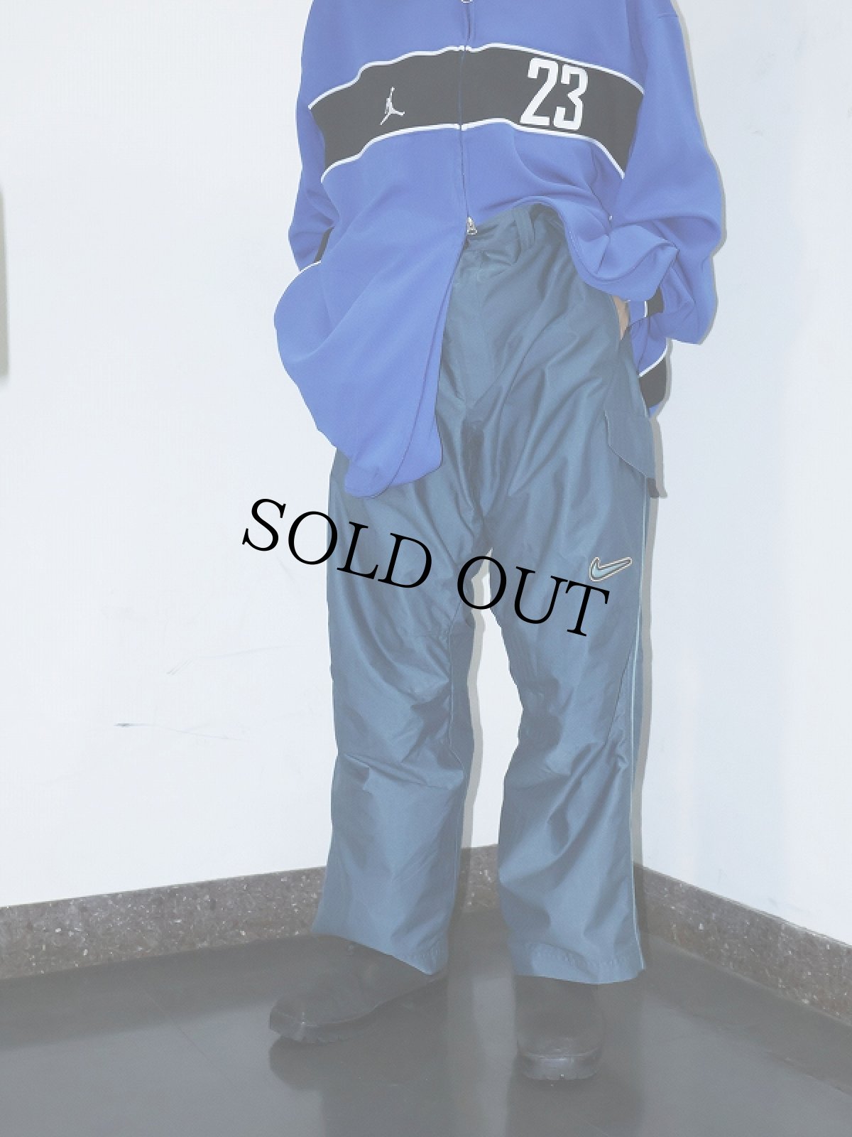 画像1: NIKE ACG ヘリンボーン織り ナイロンスキーパンツ XL (1)