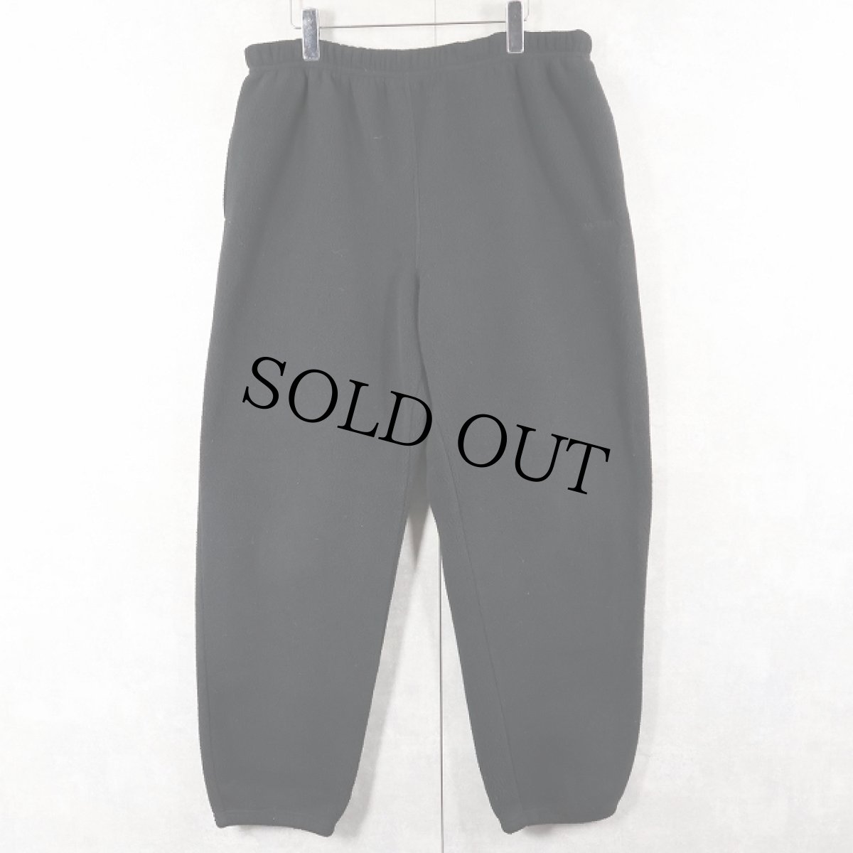 画像1: 90's Eddie Bauer EBTEK "POLARTEC" フリースイージーパンツ BLACK L (1)