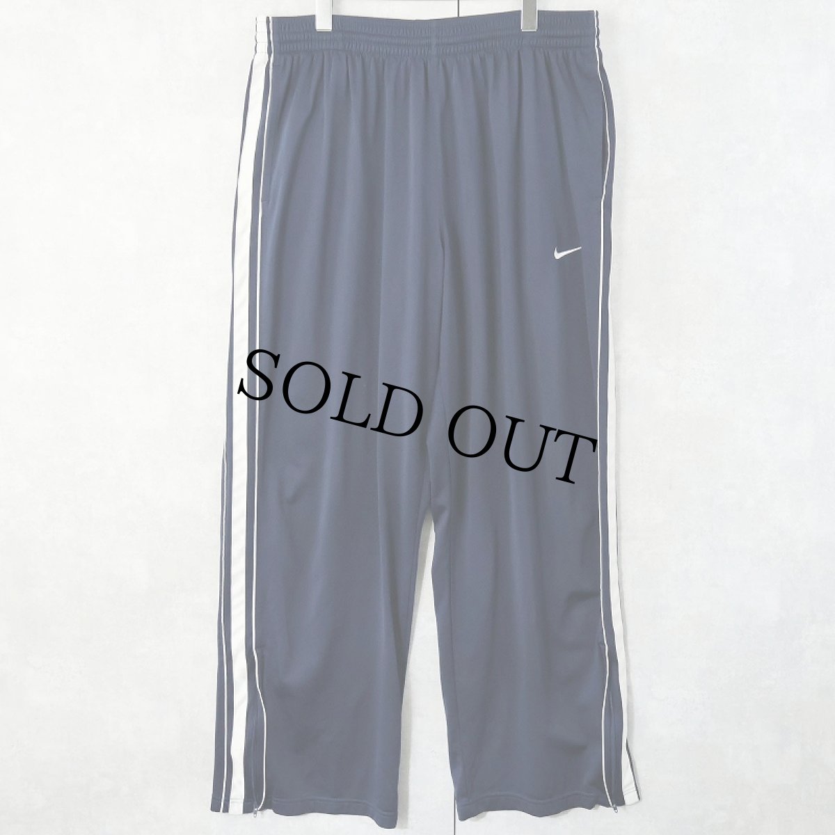 画像3: NIKE ロゴ刺繍 トラックパンツ NAVY XL (3)