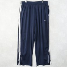 画像3: NIKE ロゴ刺繍 トラックパンツ NAVY XL (3)