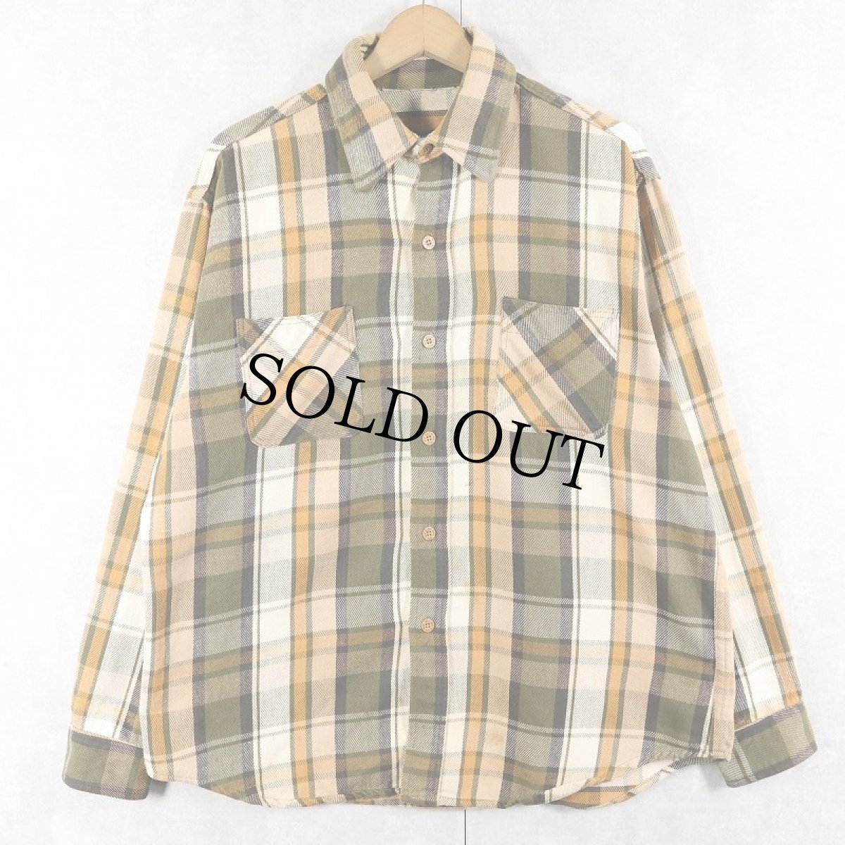 画像1: 80's〜 BIG MAC チェック柄 ヘビーネルシャツ (1)