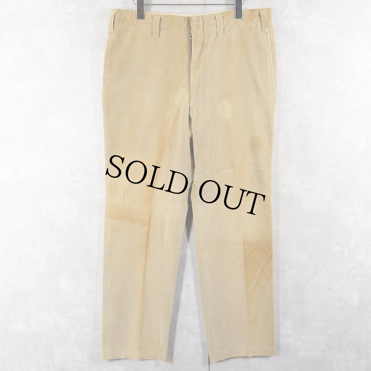 画像1: 50's〜 KEN'S CUSTOM TAILOR JAPAN製 コーデュロイパンツ W35 (1)