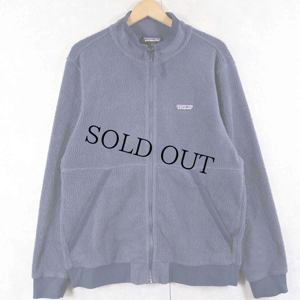 画像1: 2021AW Patagonia シアーリングジャケット NAVY M (1)