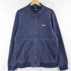 画像1: 2021AW Patagonia シアーリングジャケット NAVY M (1)