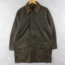 画像1: 80's Barbour ENGLAND製 "GAMEFAIR" ロゴピンズ付き オイルドジャケット 2ワラント (1)