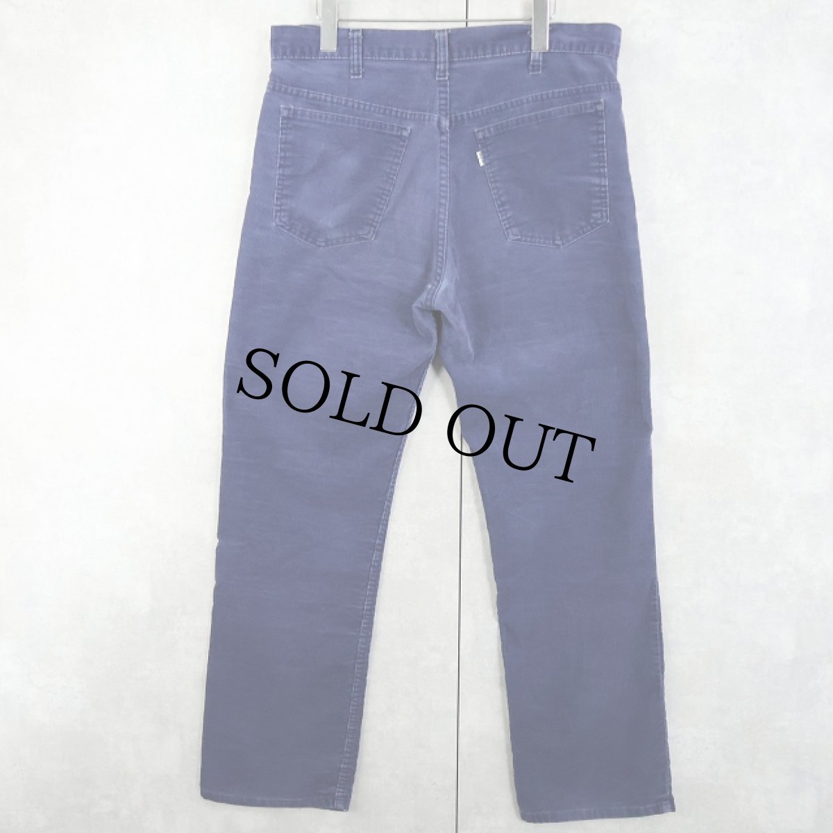 画像2: 80's Levi's 519 コーデュロイパンツ NAVY W35 (2)