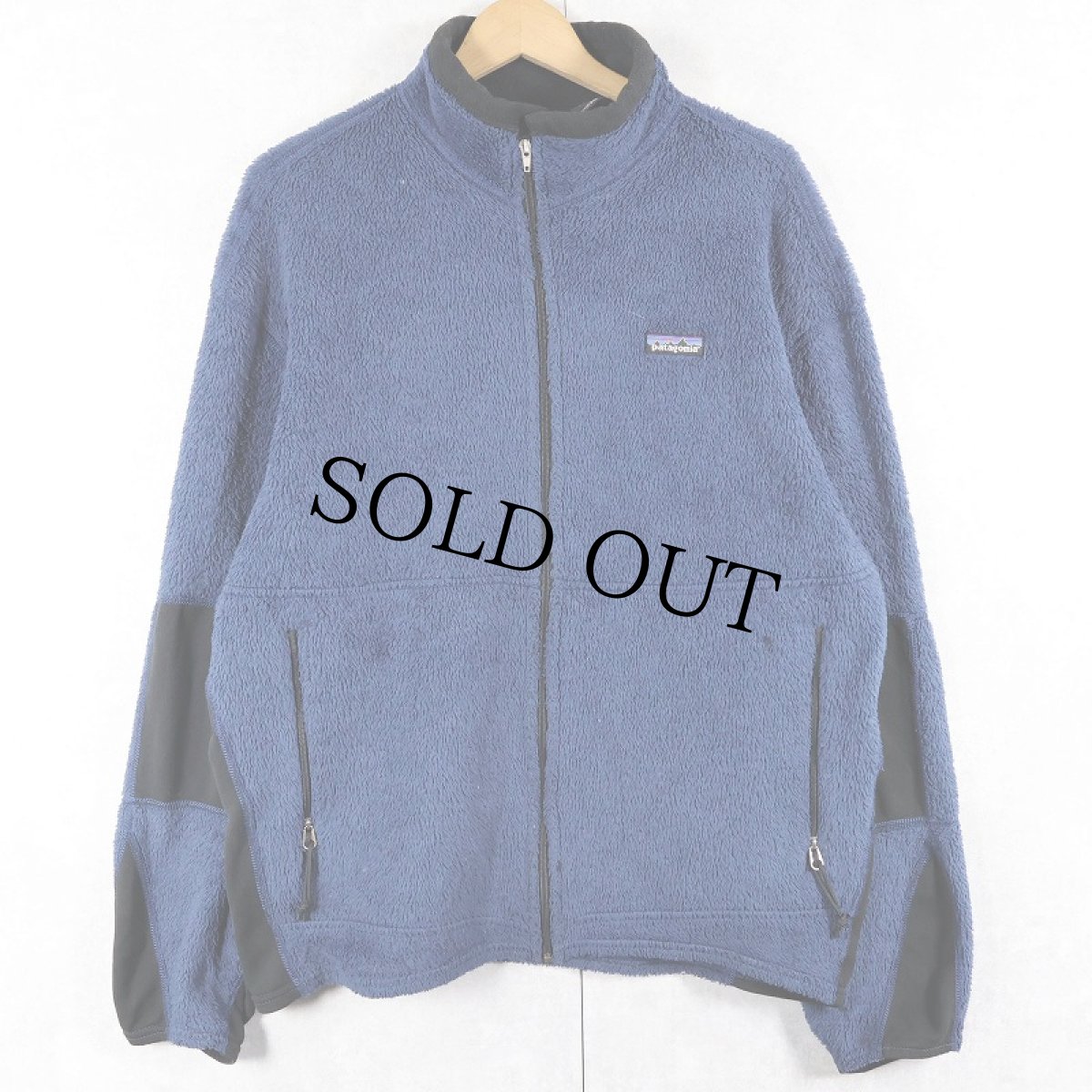 画像1: 90's Patagonia USA製 Rシリーズ R2 フリースジップジャケット NAVY L (1)