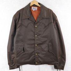 画像1: 70's Sprung コットンナイロン ウエスタンジャケット SIZE46 (1)