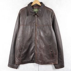 画像1: Eddie Bauer レザージャケット XL TALL (1)