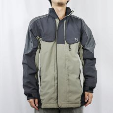 画像2: NIKE 切り替えデザイン ナイロンジャケット M (2)