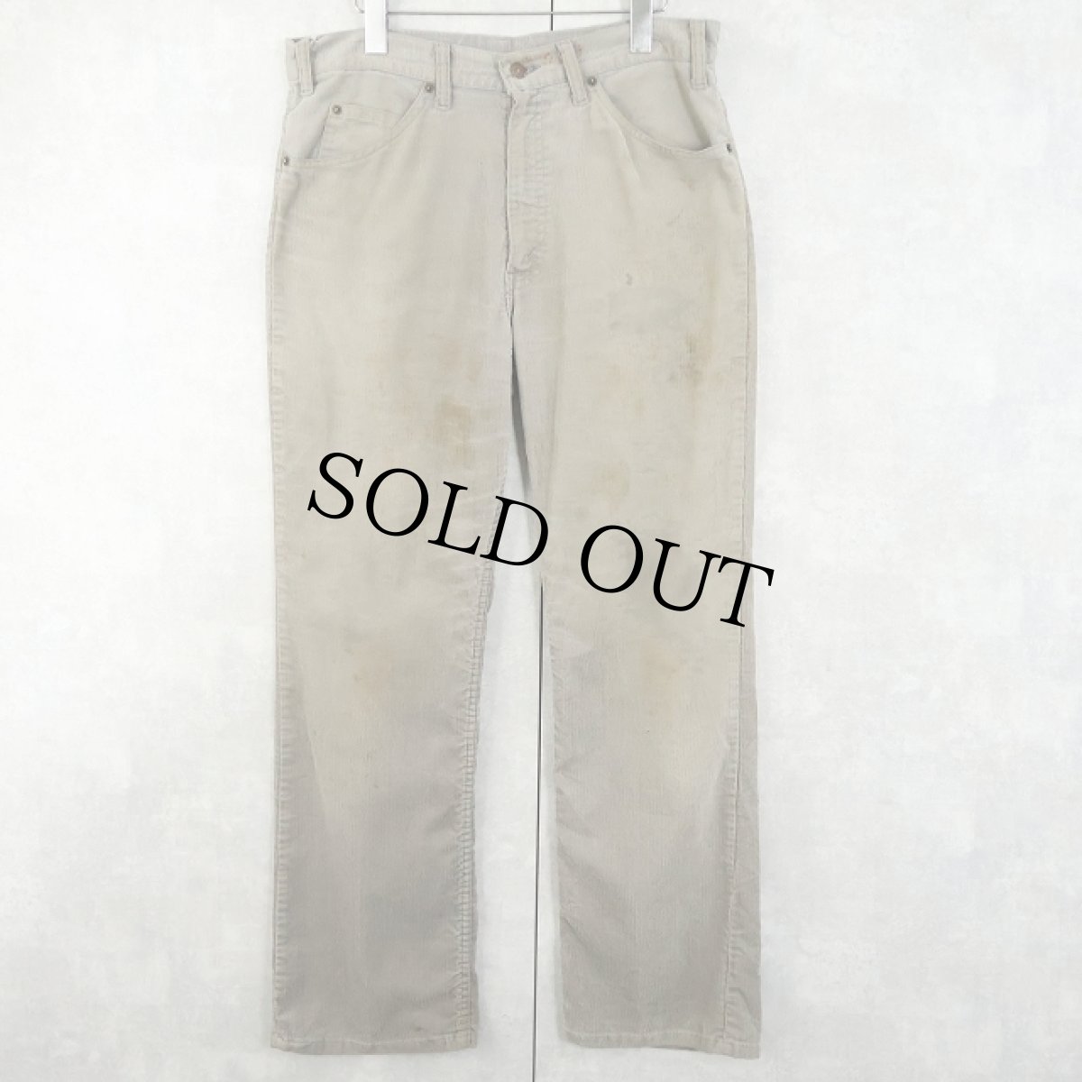 画像1: 80's Levi's 517 コーデュロイ ブーツカットパンツ W34 (1)