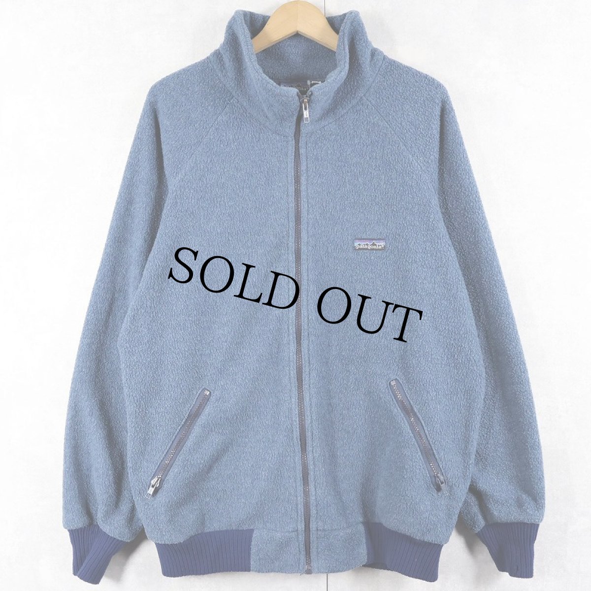 画像1: 80〜90's Patagonia フリースジップジャケット NAVY XL (1)