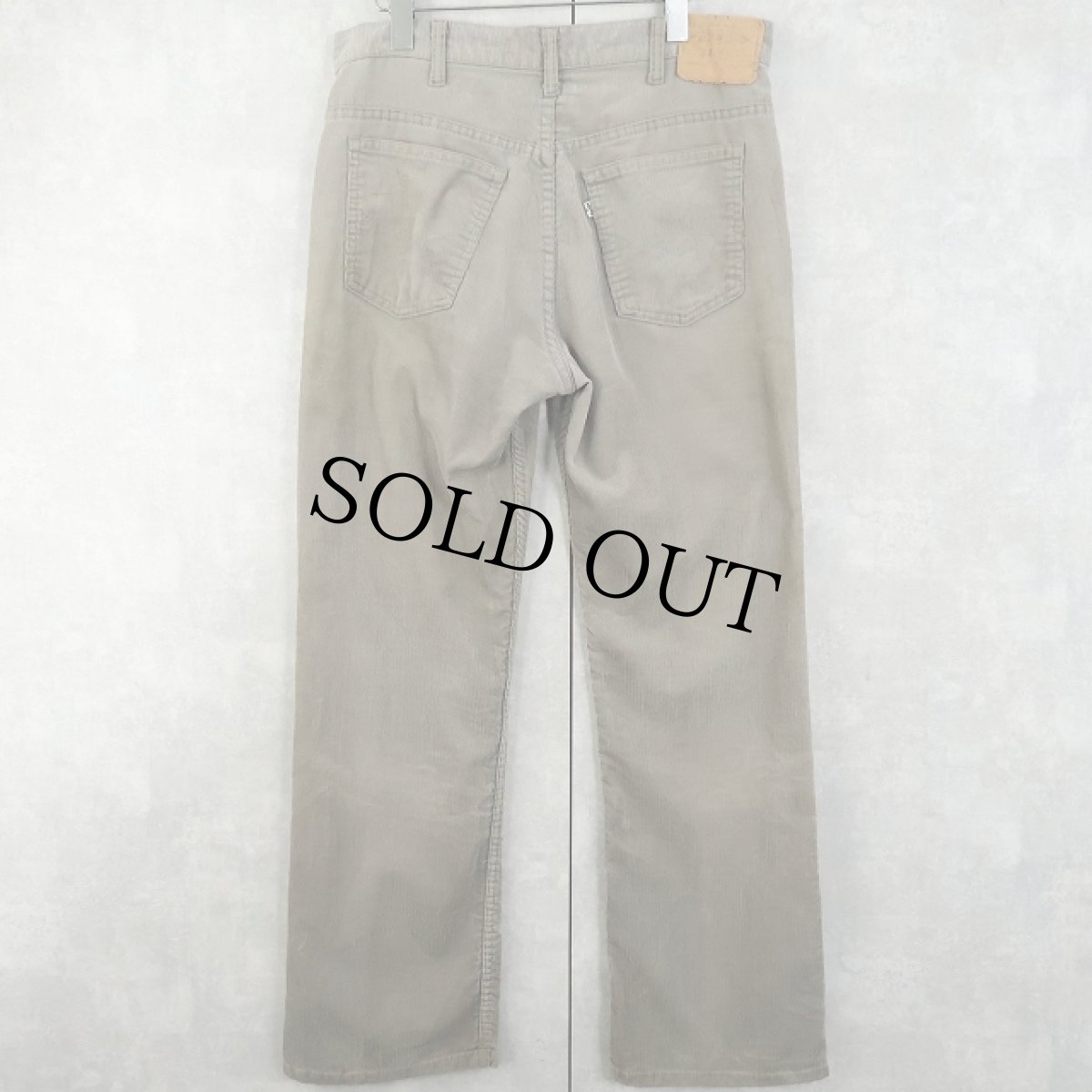 画像2: 80's Levi's 517 コーデュロイ ブーツカットパンツ W34 (2)