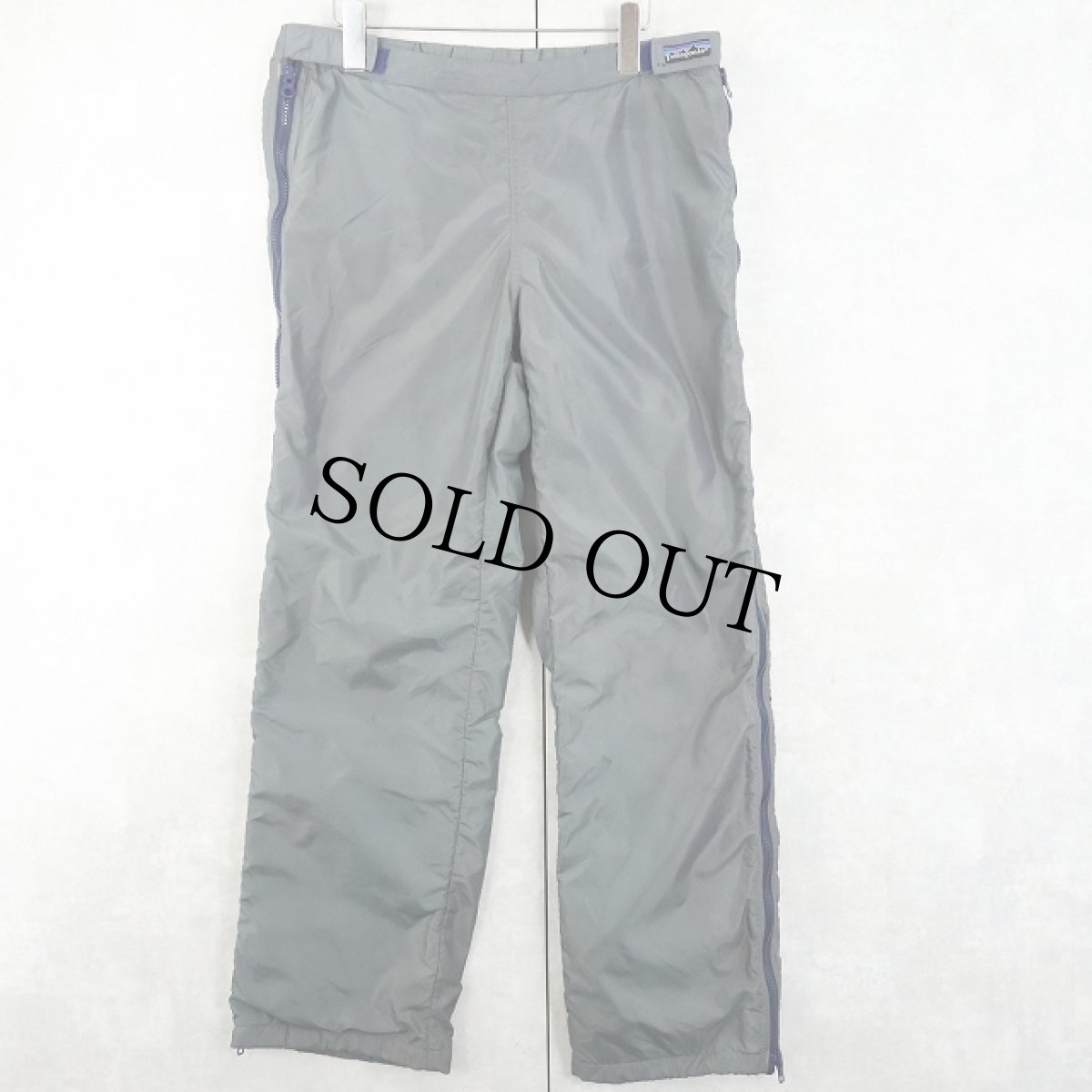 画像2: 90's Patagonia USA製 フリースライナー サイドジップナイロンパンツ M (2)