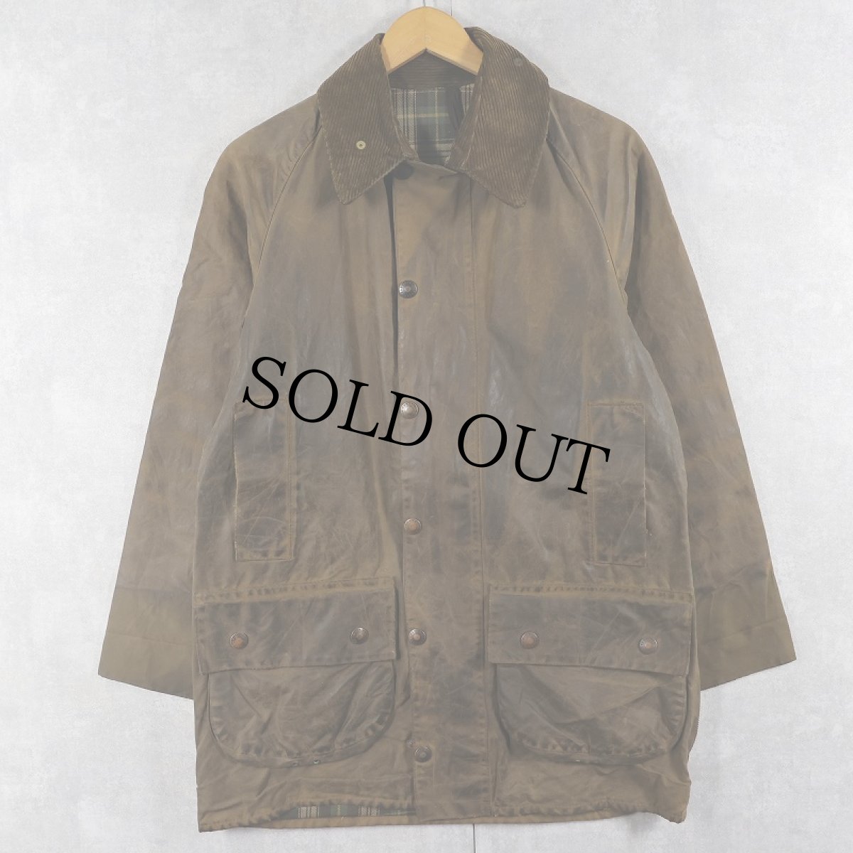 画像1: 80's Barbour ENGLAND製 オイルドジャケット 2ワラント (1)
