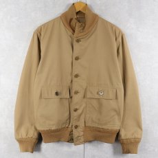 画像2: John Michael ITALY製 "A-1 TYPE" リバーシブル ウール×コットンポリジャケット SIZE48 (2)