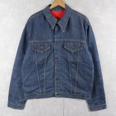 画像1: 70's STOREBRAND キルティングライナー デニムジャケット (1)
