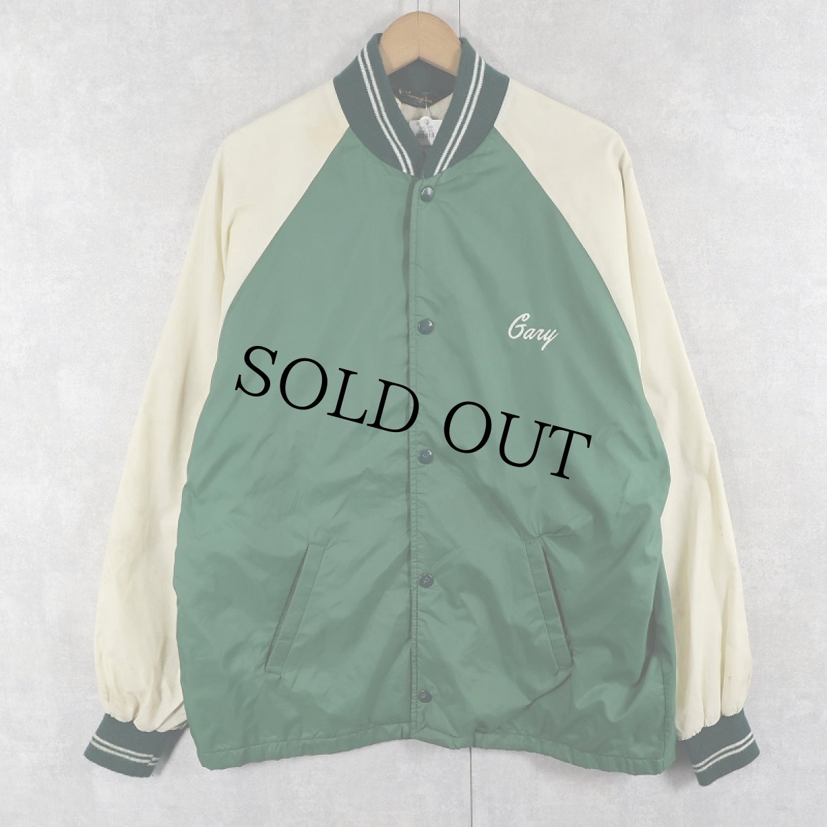 画像2: 70's Champion C中ランタグ "FARMINGDALE H.S." ウィングフット プリントスタジャン M (2)