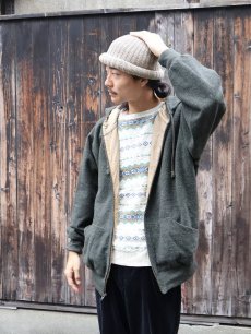 画像1: POLO Ralph Lauren ポリエステル×ウール ジップパーカー L (1)