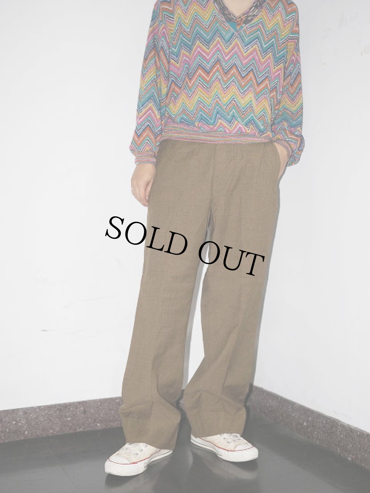 画像1: 60's〜 Fraley's ウエスタン ウールスラックス W29 (1)