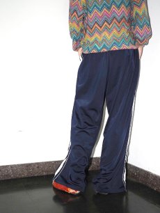 画像2: NIKE ロゴ刺繍 トラックパンツ NAVY XL (2)