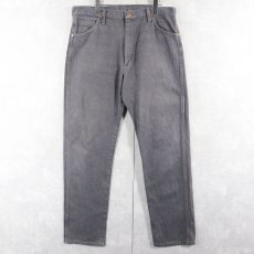 画像3: 80's Wrangler 13MWZ USA製 カラーデニムパンツ GRAY W35 (3)