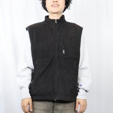 画像2: GAP フリースベスト BLACK L (2)