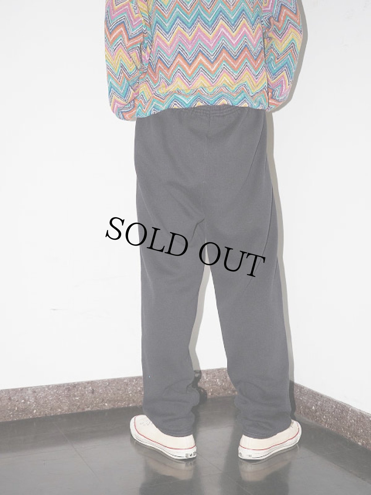 画像2: 90's TULTEX USA製 スウェットパンツ BLACK L (2)