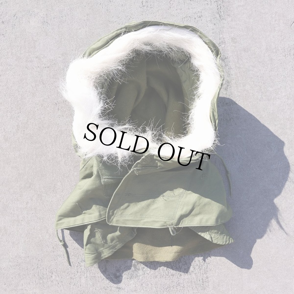 画像1: 80's U.S.ARMY M-65 EXTREME COLD WEATHER HOOD (1)