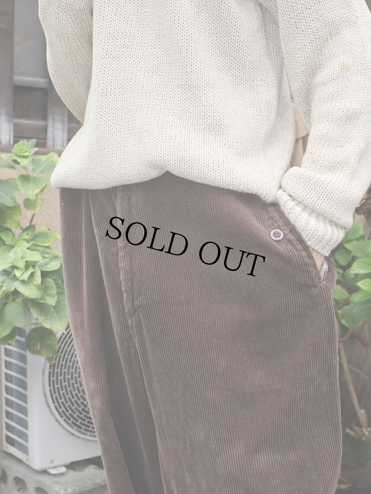 画像2: 90's Ralph Lauren POLO SPORT USA製 太畝コーデュロイパンツ W34 (2)