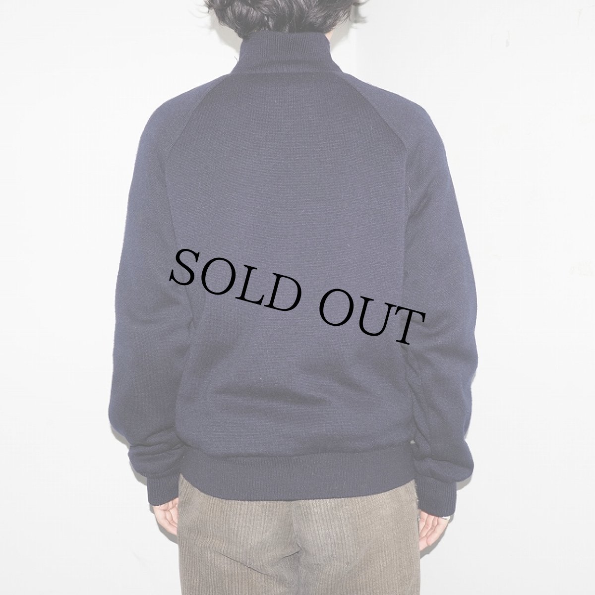 画像4: 70〜80's IZOD LACOSTE リバーシブルニットブルゾン NAVY M (4)